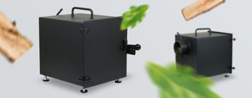 Камин для коптильни, сушилка, СТАЛЬ 1,5 мм + дымовые трубы + колено КОМПЛЕКТ