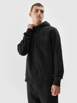 4F МУЖСКАЯ СПОРТИВНАЯ ФУТБОЛКА С КАПЮШОНОМ, НА МОЛНИИ