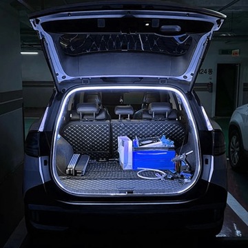 12V 5M Автомобильный багажник Атмосфера световая полоса 4 цвета Frunk LED IP65 Car Super