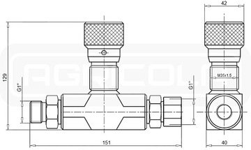 ДРОССЕЛЬНЫЙ КЛАПАН VRFB 90 1