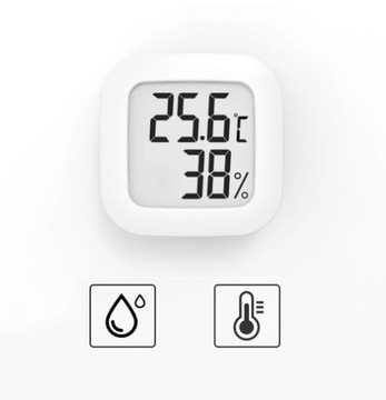 МИНИ-КОМНАТНАЯ ПОГОДНАЯ СТАНЦИЯ ТЕРМОМЕТР ПОГОДНЫЙ МЕТЕОДАТЧИК ГИГРОМЕТР