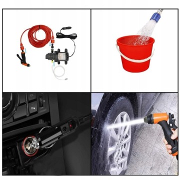 Портативный водяной насос давления шайба 12V 100W