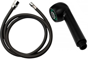 РУКОЯТКА-АККУМУЛЯТОР СО СЪЕМНЫМ ГРАНИТНЫМ ШЛАНГОМ, ЧЕРНАЯ