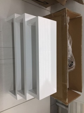 Полки настенные Amora белые - 3 шт.