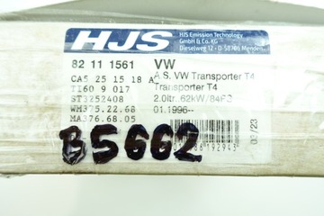 VW TRANSPORTER T4 1.9 TD 2.4 D УСТАНОВОЧНЫЙ КОМПЛЕКТ ГЛУШИТЕЛЯ HJS 82111561