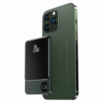 PowerBank Q9 5000 мАч 20 Вт (MagSafe) - зеленый