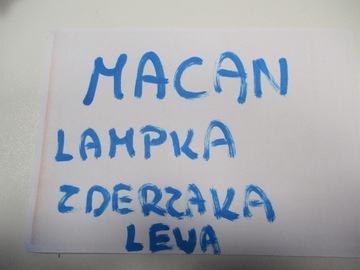 LAMPA NÁRAZNÍKU PRAVÁ PORSCHE MACAN