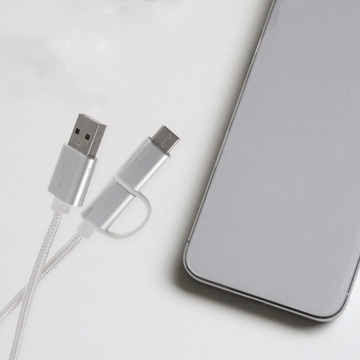 2 КАБЕЛЯ FAST USB TYP C ДЛЯ ЗАРЯДКИ И ПЕРЕДАЧИ ДАННЫХ, 2 ШТ.