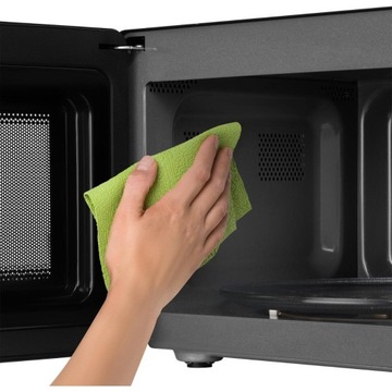 Микроволновая печь Микроволновая печь Черная 8 автоматических программ Часы