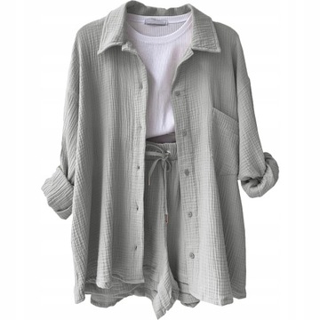 Komplet damski zielony plus size (duże rozmiary) rozmiar M
