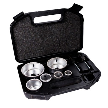 OTWORNICE FREZY WOLFRAMOWE DO PŁYTEK glazury 8 szt