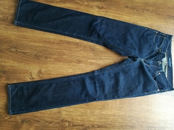 Ralph Lauren Spodnie Jeansy Damskie R XS S Logo Haft Luksusowe