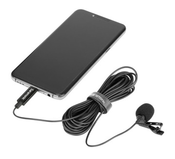 Петличный микрофон Saramonic LavMicro U3B с разъемом USB-C