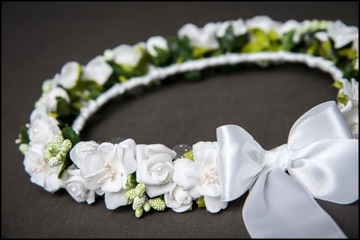 Венок для первого причастия, как венки из живых цветов.