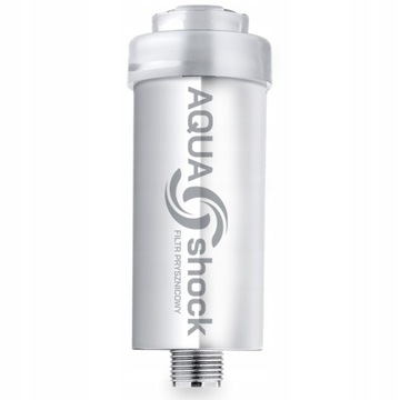 FILTR do WODY PRYSZNICOWY AQUA shock CHROM Srebrny