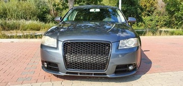 Audi A3 8P 05-08 RS решетка радиатора черный глянцевый