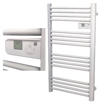 Grzejnik elektryczny GoodHome Melton 500 W biały 980 x 550 mm