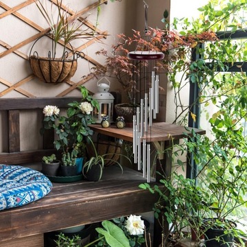 МЕТАЛЛИЧЕСКИЕ САДОВЫЕ КОЛОКОЛЬЧИКИ ДЛЯ БАЛКОНА ТЕРРАСЫ В ПОДАРОК