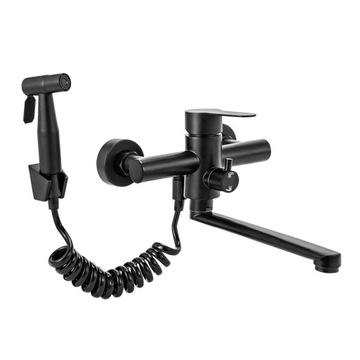 Встраиваемый смеситель на стену Смеситель для кухни Cannons с пистолетом 23см