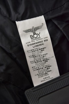 BOY LONDON JACKET KURTKA CIEPŁA PARKA BLACK r. L