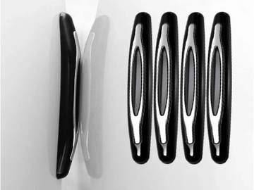 4x LISTWA OCHRONNA ODBOJNIK OGRANICZNIK NA DRZWI AUTA SAMOCHODU Ochrona