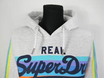 SUPERDRY CIEPŁA BAWEŁNIANA BLUZA ROZ. 38