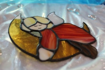 Ангел на Луне подарок ангелу LP2 крещение