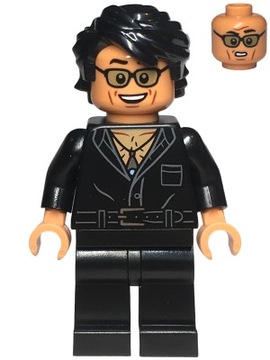 LEGO Minifigurka jw108 Dr. Ian Malcolm - Partially Open Shirt with Pocket