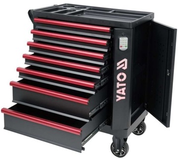 ШКАФ YATO ТЕЛЕЖКА ДЛЯ ИНСТРУМЕНТОВ С 7 ЯЩИКАМИ LED SAFE