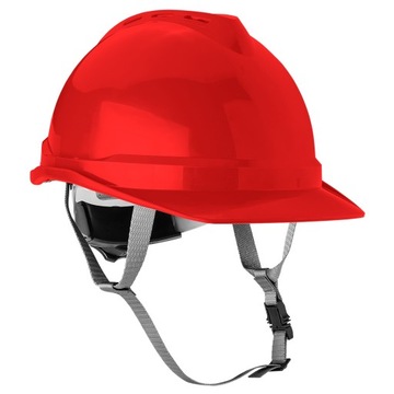 Hełm kask BHP budowlany ochronny lekki czerwony