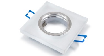 КВАДРАТНЫЙ ФИКСИРОВАННЫЙ СТЕКЛЯННЫЙ ГАЛОГЕННЫЙ СВЕТИЛЬНИК