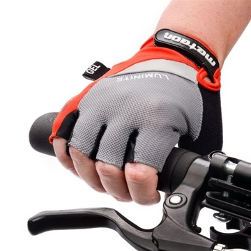 Rękawiczki rowerowe Meteor Gel GX33 XXS czerwony