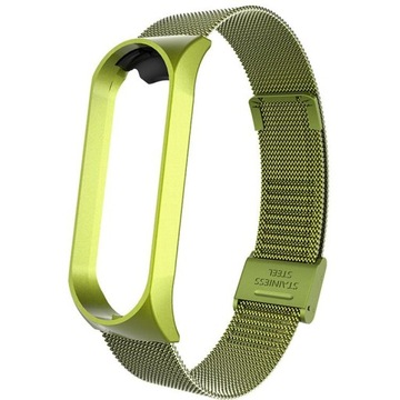 БРАСЛЕТ С МИЛАНСКИМ РЕМЕШКОМ ДЛЯ MI BAND 5–11 ЦВЕТОВ