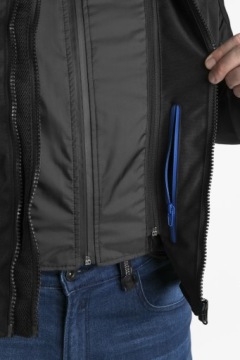 Мотоциклетная куртка SHIMA RUSH 2.0 BLACK текстильная непромокаемая БЕСПЛАТНО