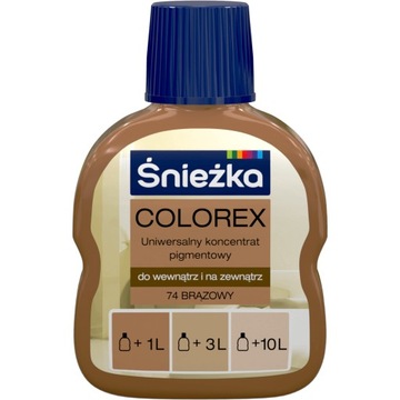ŚNIEŻKA COLOREX pigment do farb 74 brąz