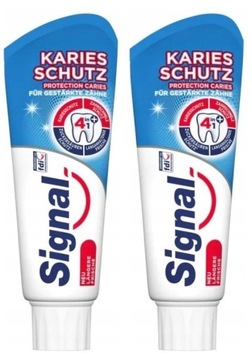 Signal Kariesschutz Pasta Przeciw Próchnicy 2x75ml