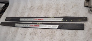 LISTWA LISTWY PROGOWA LEWA PRAWA PROGOWE SKODA OCTAVIA II SCOUT