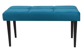 Ławka Tapicerowana Siedzisko Puf nogi proste 110cm