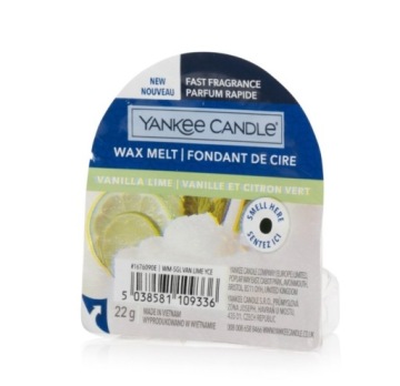 YANKEE CANDLE VANILLA LIME WOSK ZAPACHOWY 22G