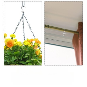 S ЗАЖИМЫ ДЛЯ ПОТОЛОЧНЫХ КРЮЧКОВ, ВЫСОКОПРОЧНАЯ ВЕШАЛКА ДЛЯ ОДЕЖДЫ, ТИП S