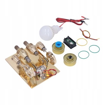 Модель двигателя Стирлинга выглядит красиво