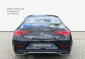 Mercedes CLS C257 Coupe 2.9 400d 340KM 2018 Mercedes-Benz CLS 400d 4MATIC AMG Line Salon Polska Swietna specyfikacj, zdjęcie 3