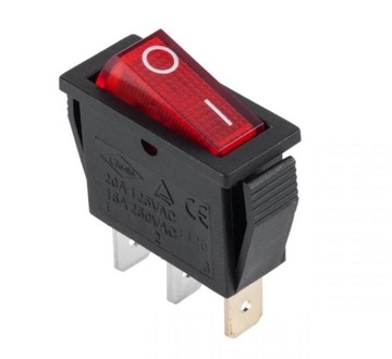 Przełącznik podświetlany IRS-101-1A 250VAC 15A