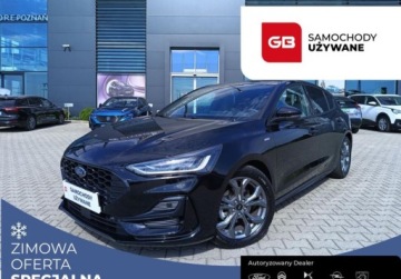 Ford Focus IV Hatchback Facelifting 1.0 EcoBoost 125KM 2024 Ford Focus Ford Focus 1.0 Ecoboost Hybrid 125KM ST-Line X Salon PL VAT 23