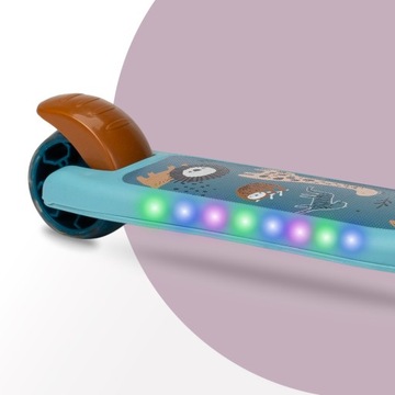 БАЛАНСИРУЮЩИЙ САМОКАТ ДЛЯ ДЕТЕЙ 2в1 - MoMi KIURU BLUE - LED