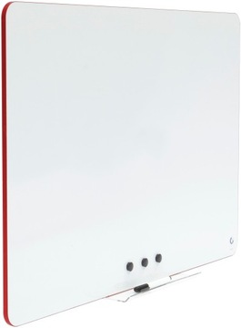 Tablica Bezramowa magnetyczna 150x120 Czerwona