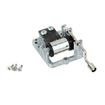2xRęczna Korba Mechaniczny Music Box Zagraj z