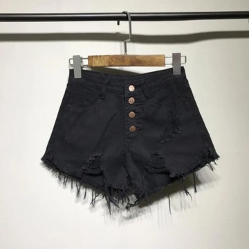 Summer Denim Shorts Women Tassel Ripped Jeans Shor