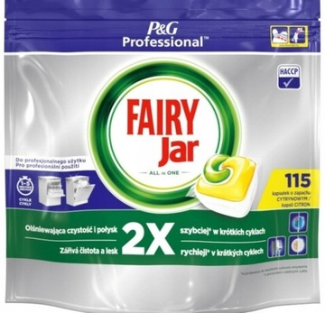 KAPSUŁKI DO ZMYWARKI FAIRY JAR ALL IN ONE 115 SZT