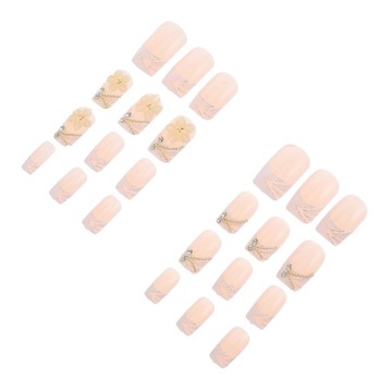 NAKLEJKI NA PAZNOKCIE SZTUCZNE PAZNOKCIE U STÓP DIY Z KLEJEM